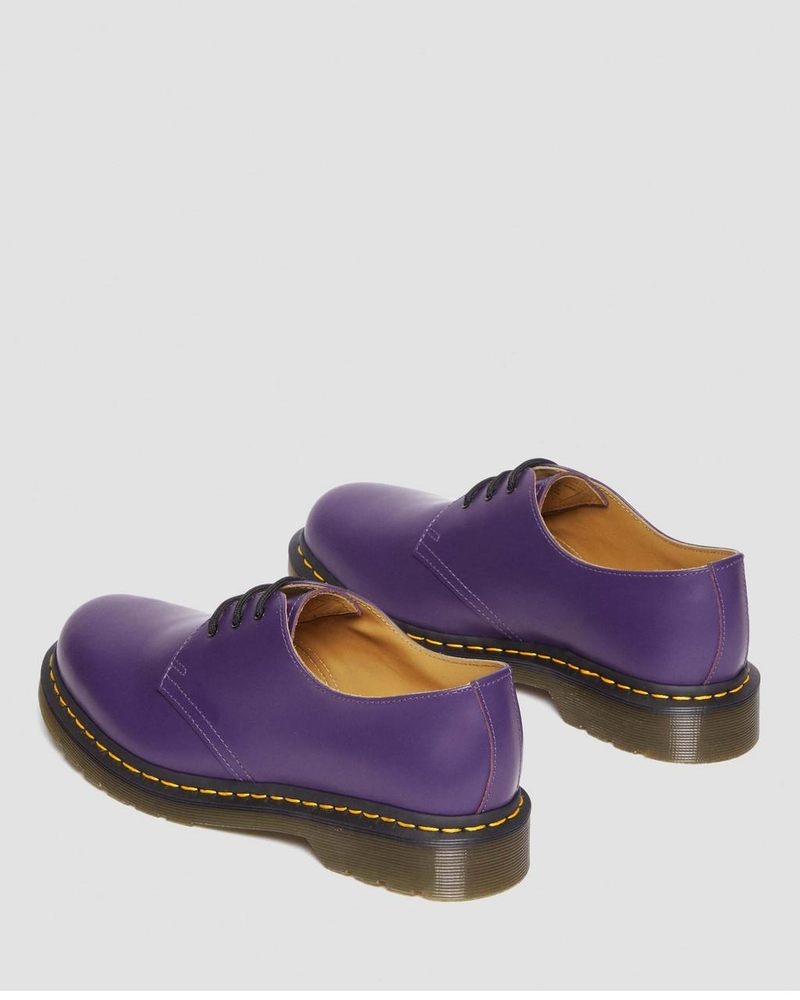 Dr Doc Martens 1461 Smooth Cuero Oxford Shoes (Smooth Cuero) Morados | FT74-W5IU