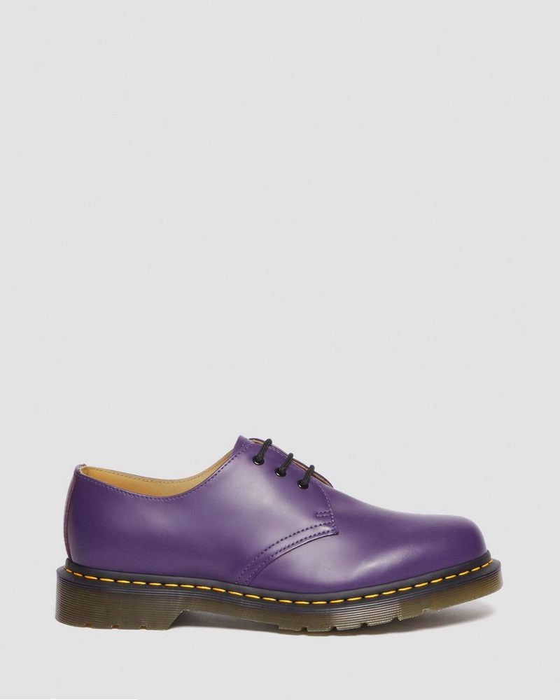 Dr Doc Martens 1461 Smooth Cuero Oxford Shoes (Smooth Cuero) Morados | FT74-W5IU