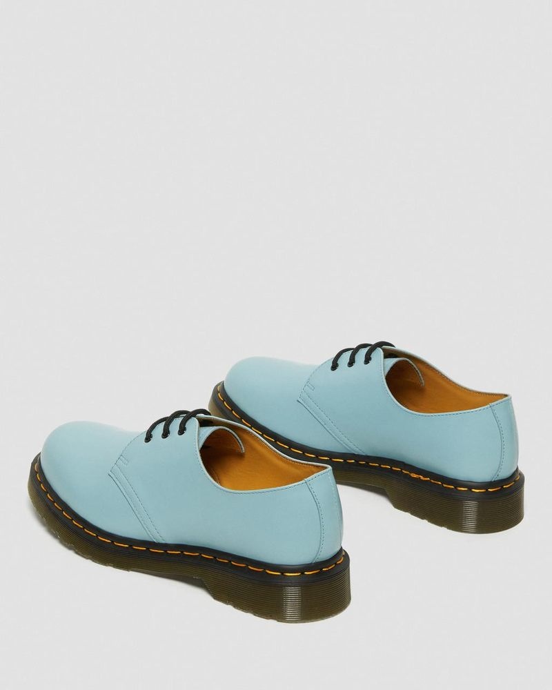 Dr Doc Martens 1461 Smooth Cuero Oxford Shoes (Smooth Cuero) Azules | WM09-V8UE