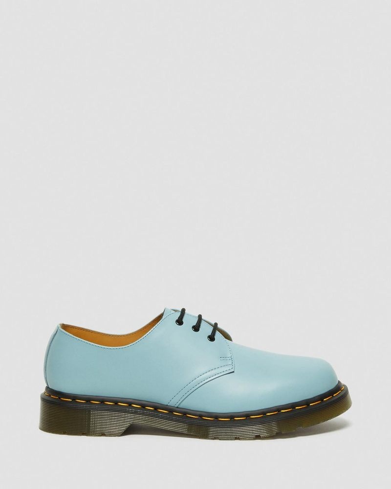 Dr Doc Martens 1461 Smooth Cuero Oxford Shoes (Smooth Cuero) Azules | WM09-V8UE