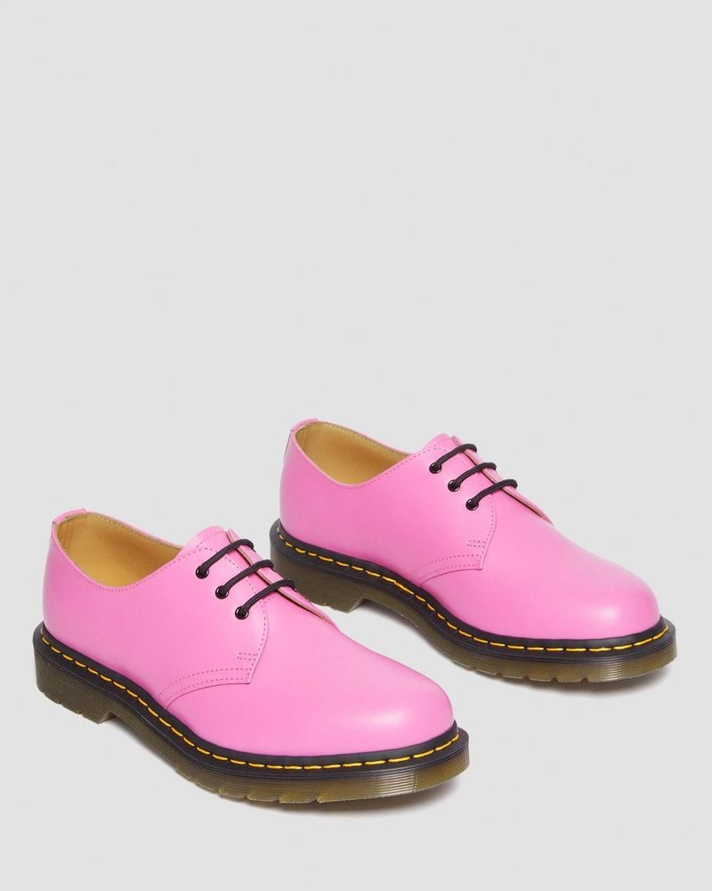 Dr Doc Martens 1461 Smooth Cuero Oxford Shoes (Smooth Cuero) Rosas | EE38-V2WS