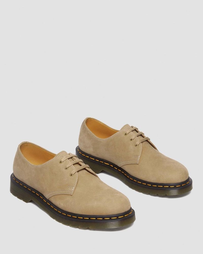 Dr Doc Martens 1461 Tumbled Nubuck Cuero Oxford Shoes (Tumbled Nubuck) Savannah Tan | WA26-G8QN