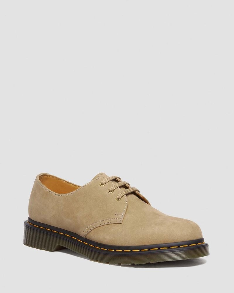 Dr Doc Martens 1461 Tumbled Nubuck Cuero Oxford Shoes (Tumbled Nubuck) Savannah Tan | WA26-G8QN