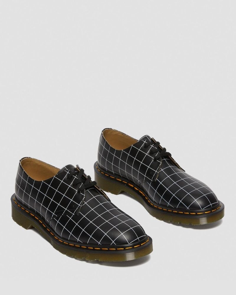 Dr Doc Martens 1461 Undercover Made in England Cuero Oxford Shoes (Smooth Cuero) Negros | QA72-E9LN