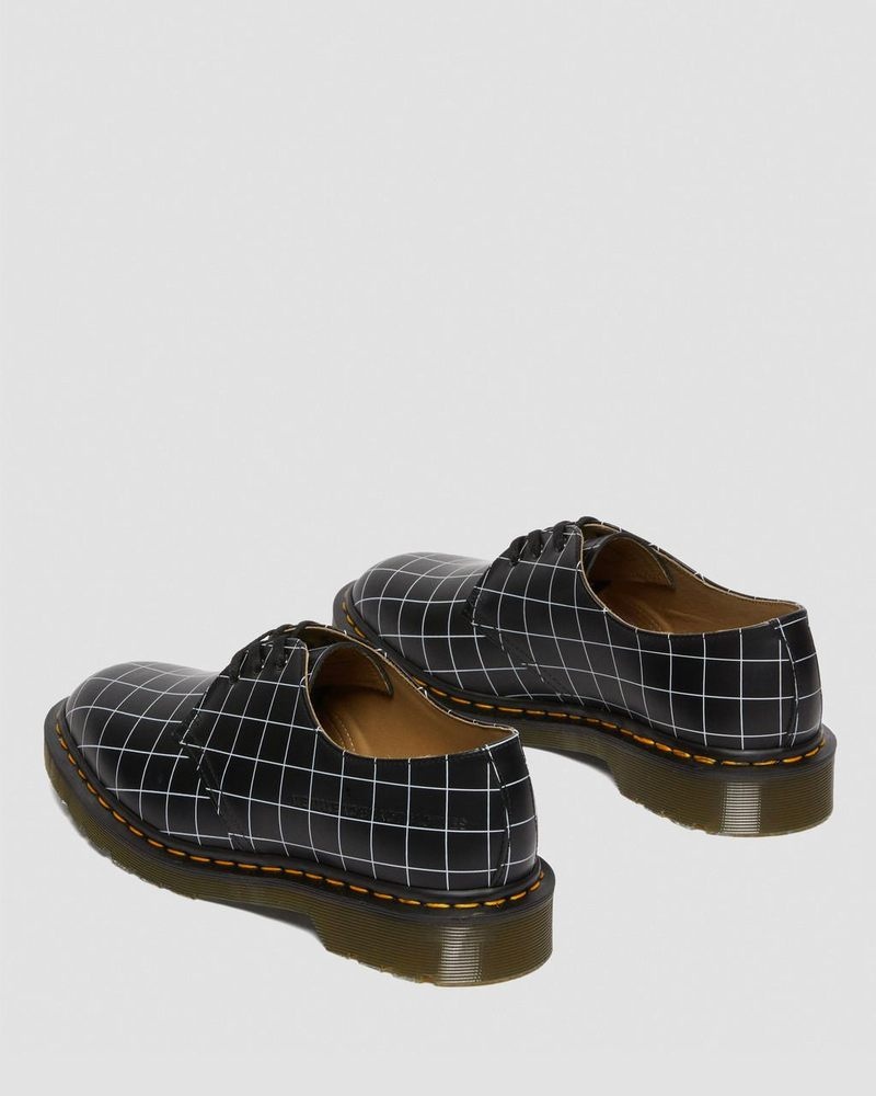 Dr Doc Martens 1461 Undercover Made in England Cuero Oxford Shoes (Smooth Cuero) Negros | QA72-E9LN