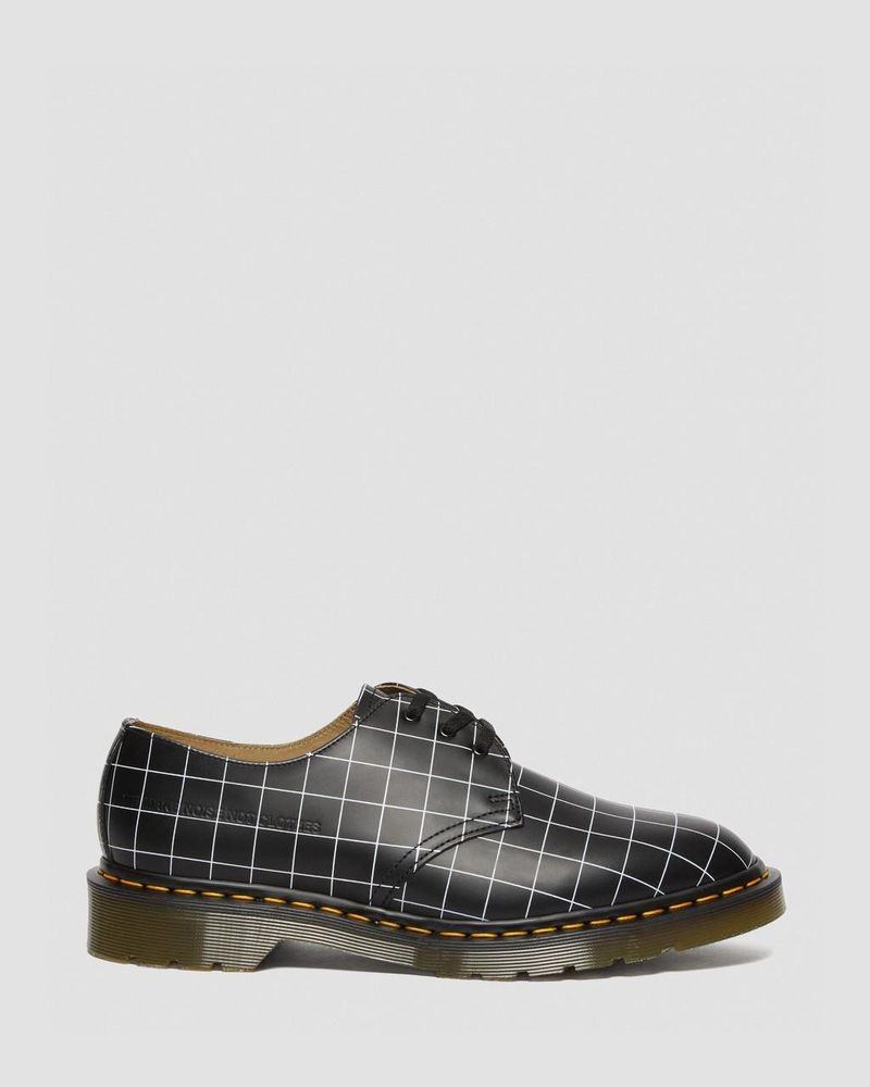 Dr Doc Martens 1461 Undercover Made in England Cuero Oxford Shoes (Smooth Cuero) Negros | QA72-E9LN