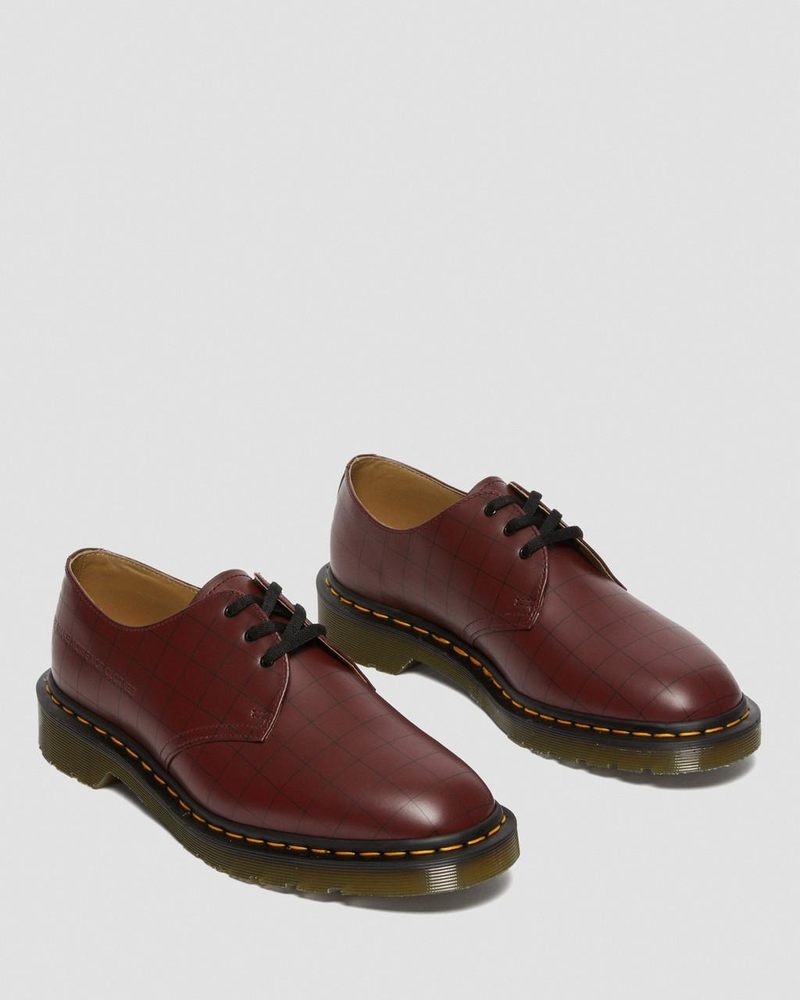 Dr Doc Martens 1461 Undercover Made in England Cuero Oxford Shoes (Smooth Cuero) Rojos | QS99-H3CT