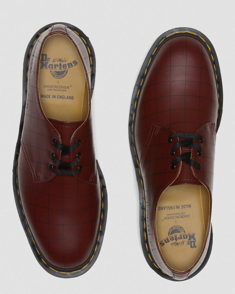 Dr Doc Martens 1461 Undercover Made in England Cuero Oxford Shoes (Smooth Cuero) Rojos | QS99-H3CT