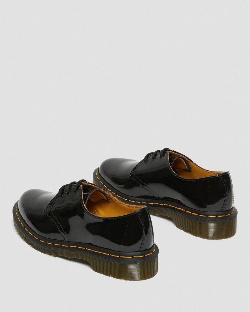 Dr Doc Martens 1461 - Charol Cuero Oxford Shoes (Charol Cuero) Negros | IJ38-R6ND