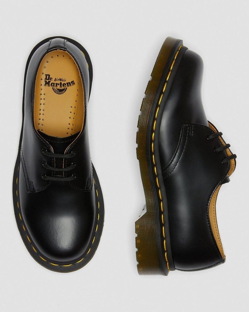 Dr Doc Martens 1461 - Smooth Cuero Oxford Shoes (Smooth Cuero) Negros | SP89-O5WN