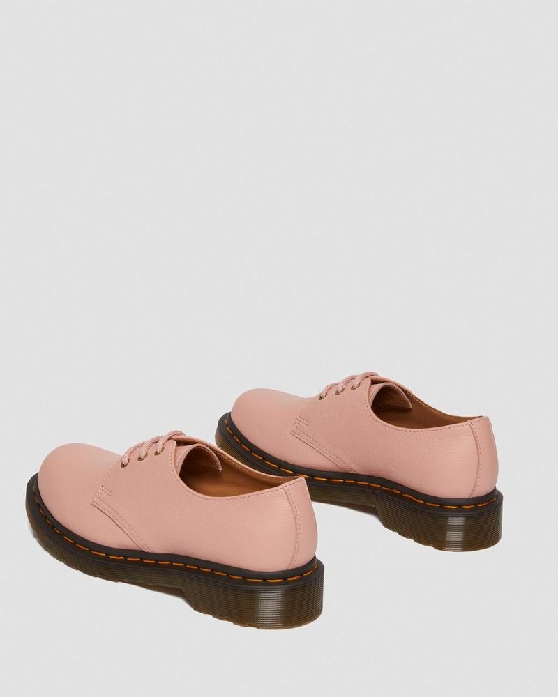 Dr Doc Martens 1461 - Virginia Cuero Oxford Shoes (Virginia) Beige | NF45-E9YQ