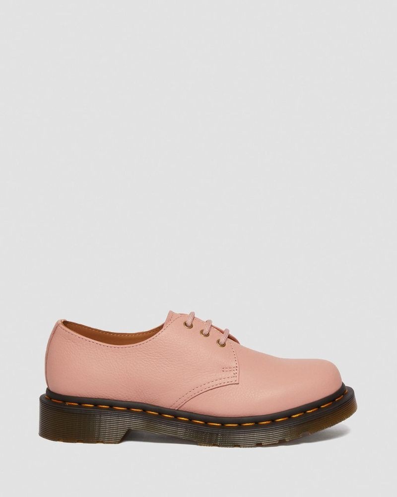 Dr Doc Martens 1461 - Virginia Cuero Oxford Shoes (Virginia) Beige | NF45-E9YQ