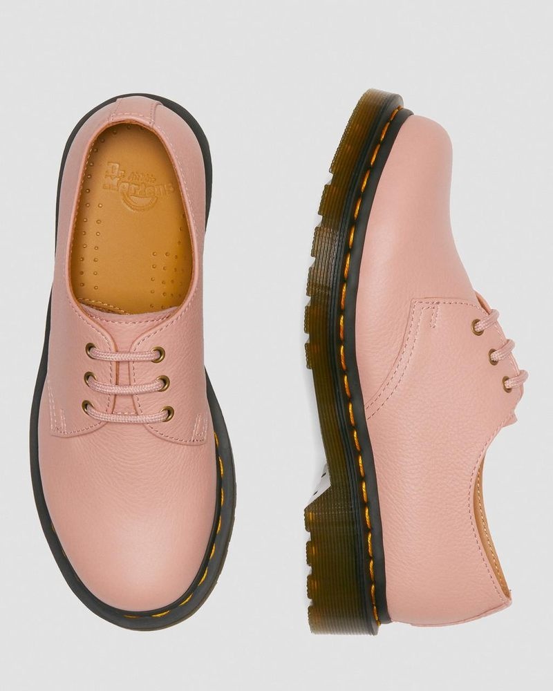 Dr Doc Martens 1461 - Virginia Cuero Oxford Shoes (Virginia) Beige | NF45-E9YQ