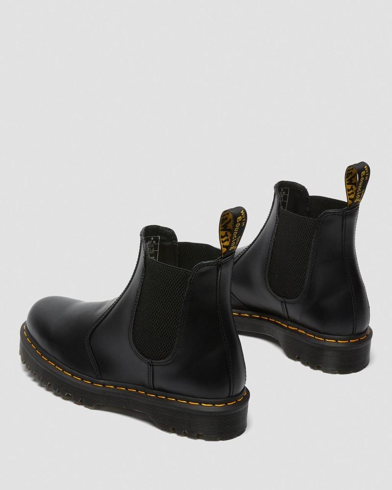 Dr Doc Martens 2976 Bex Smooth Cuero Chelsea Boots (Smooth Cuero) Negros | DS96-H8LM