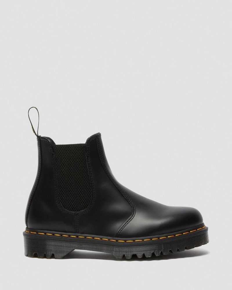 Dr Doc Martens 2976 Bex Smooth Cuero Chelsea Boots (Smooth Cuero) Negros | DS96-H8LM