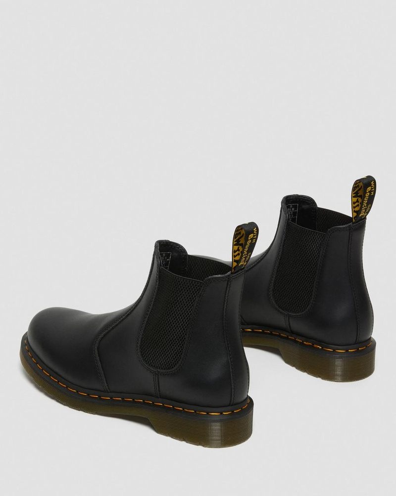 Dr Doc Martens 2976 Nappa Cuero Chelsea Boots (Nappa Cuero) Negros | WW76-K3YP