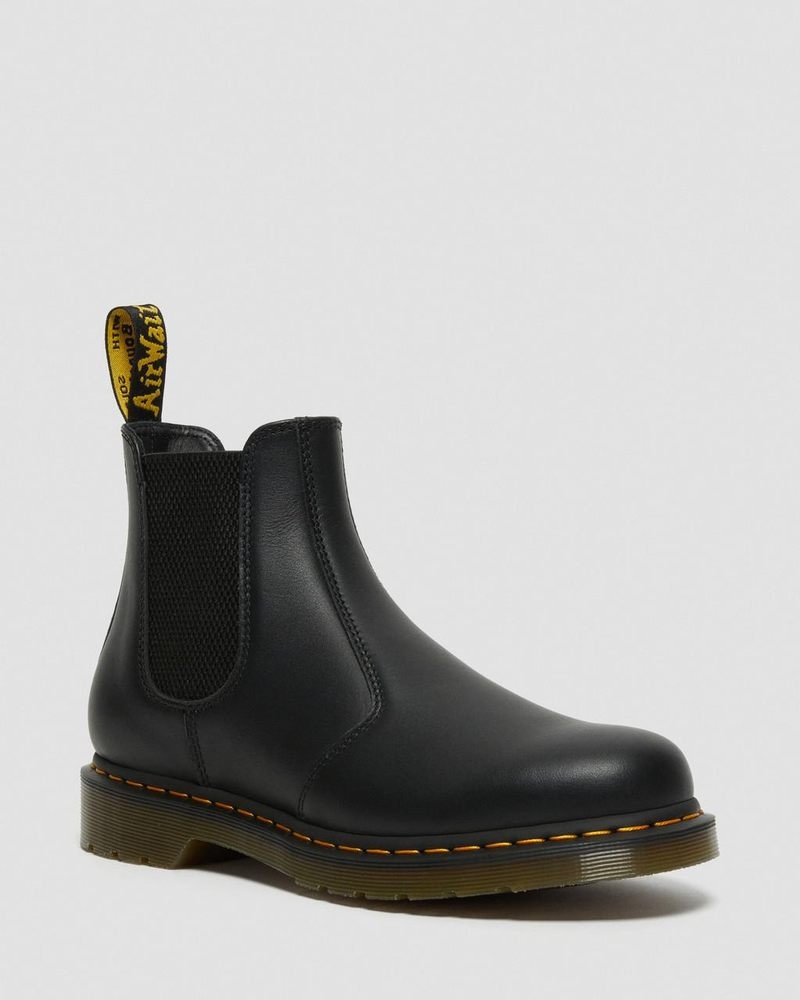 Dr Doc Martens 2976 Nappa Cuero Chelsea Boots (Nappa Cuero) Negros | WW76-K3YP