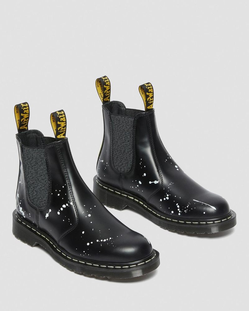 Dr Doc Martens 2976 Neighborhood Smooth Cuero Chelsea Boots (Smooth Cuero) Negros | JU00-G9BH