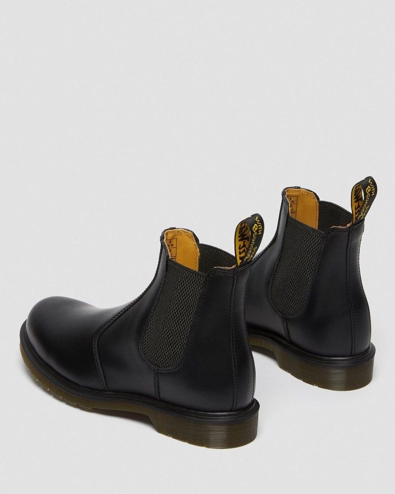 Dr Doc Martens 2976 Smooth Cuero Chelsea Boots (Smooth Cuero) Negros | TD09-B3PK