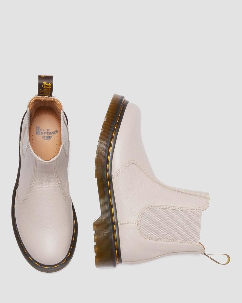 Dr Doc Martens 2976 - Cuero Chelsea Boots (Virginia) Vintage Taupe | HJ71-D7UK