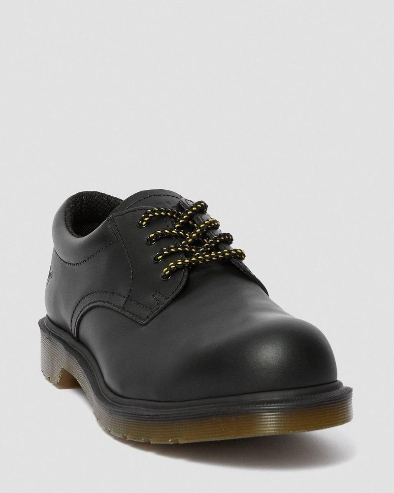 Dr Doc Martens 36 Inch Planos Shoe Laces (4-5 Eye) (Algodon) Black+Yellow | SH16-T5MJ