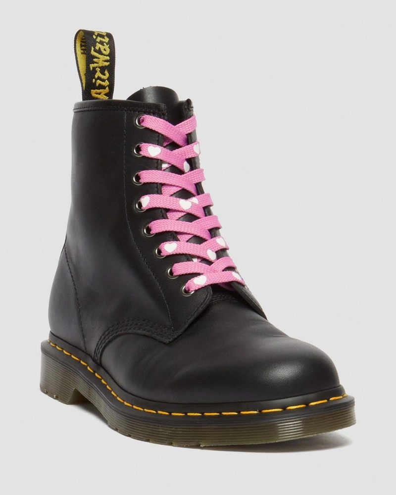 Dr Doc Martens 55 Inch Heart Planos Shoe Encaje (8-10 Eye) (Tetoron) Rosas | JO52-P1DL