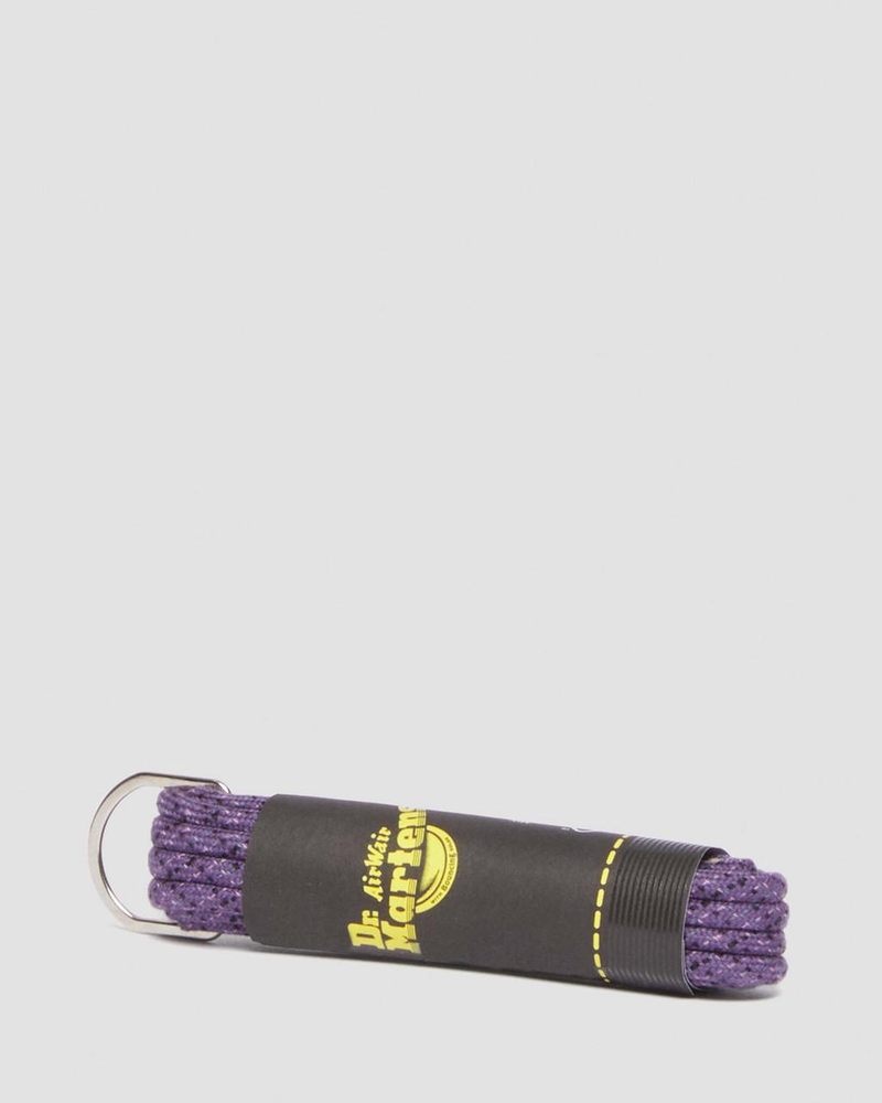 Dr Doc Martens 55 Inch Round Shoe Laces (8-10 Eye) (Polyester) Morados | VT62-P2TJ