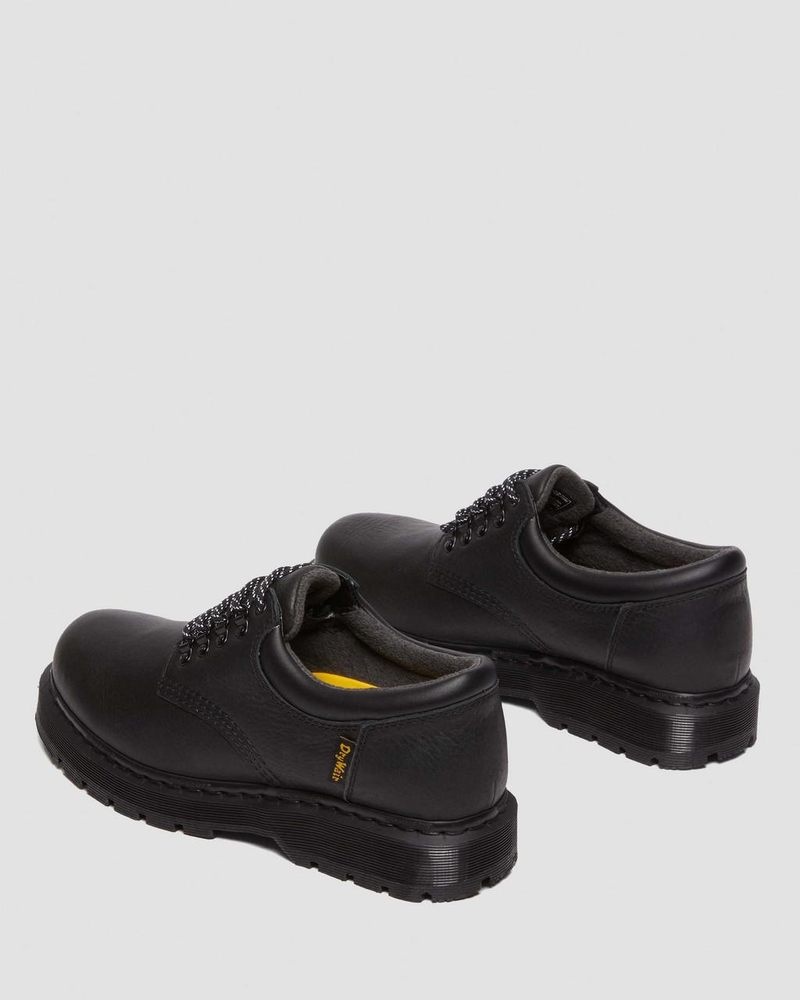 Dr Doc Martens 8053 Trinity Impermeables Cuero Casuales Shoes Negros | JR62-W5IJ