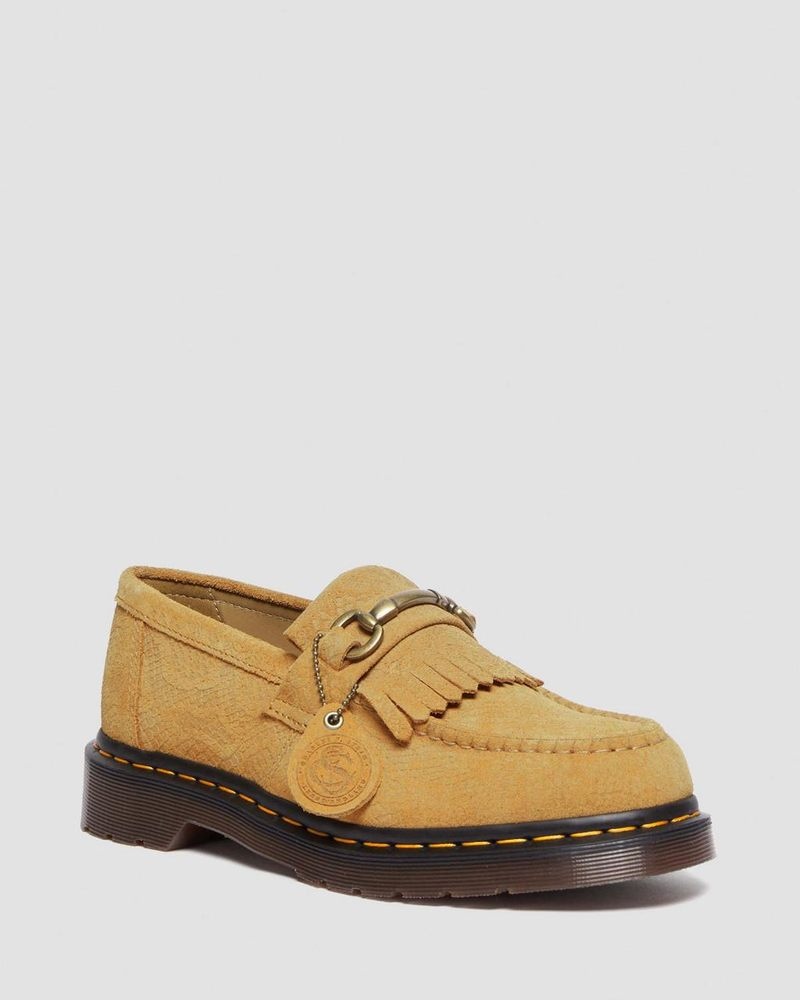 Dr Doc Martens Adrian Snaffle Repello Emboss Gamuza Kiltie Loafers (Repello Calf Gamuza Python Emboss) Autumn Spice | WP19-U4FU