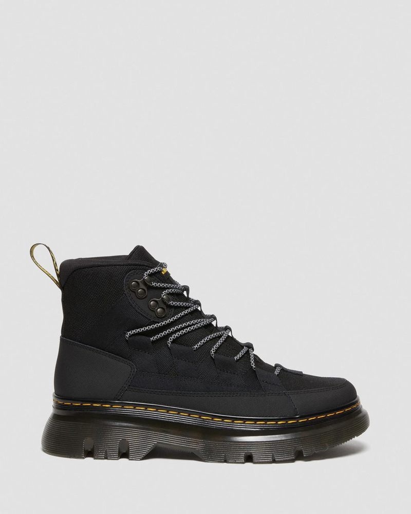 Dr Doc Martens Boury Cuero Casuales Boots (Ajax+Extra Tough 50/50) Negros | WS80-S8MF