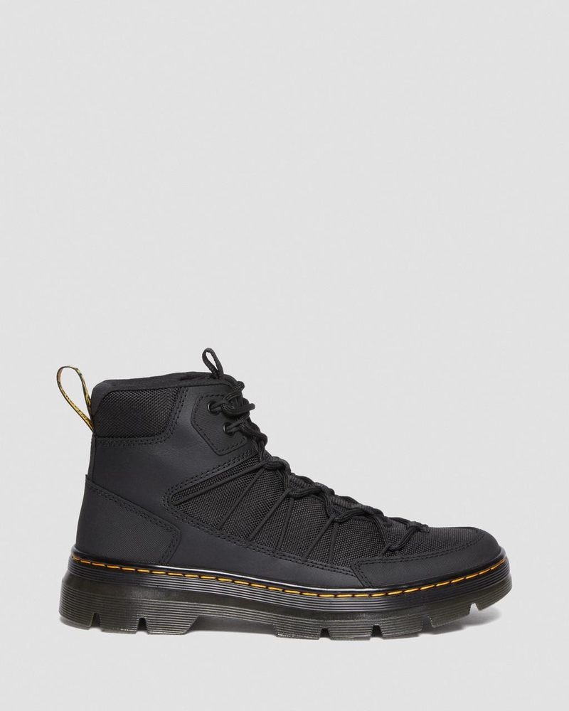 Dr Doc Martens Buwick Extra Tough Encaje Up Utility Boots (Ajax+Extra Tough 50/50) Negros | SS57-V7MQ