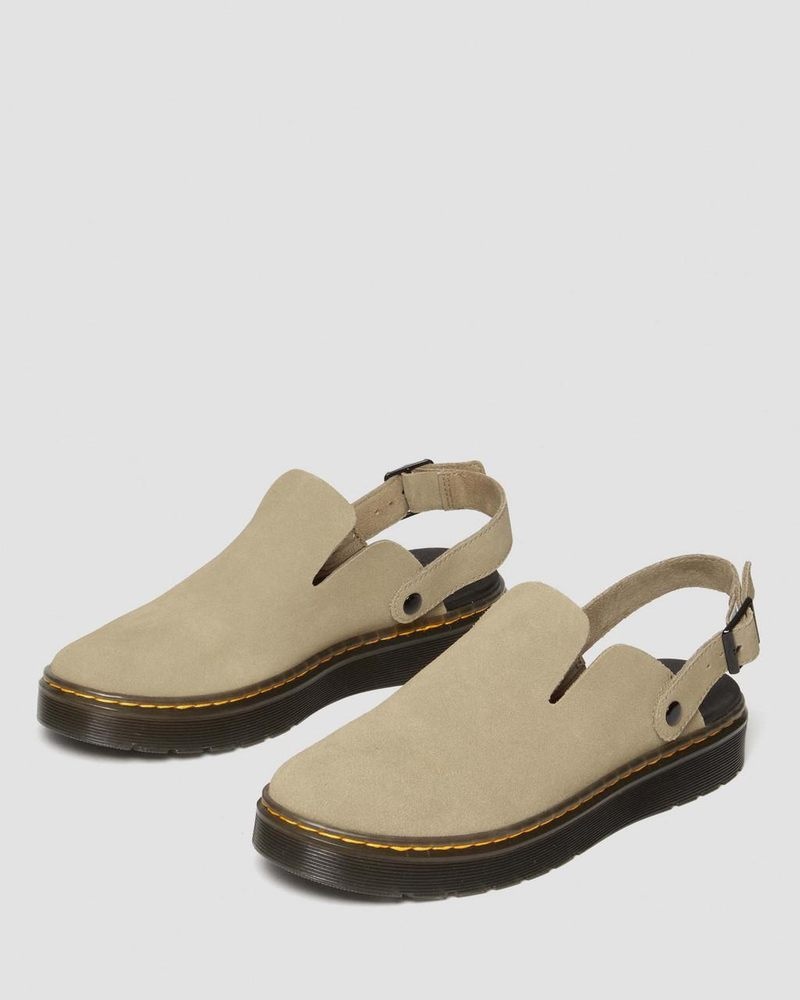 Dr Doc Martens Carlson Gamuza Casuales Destalonadas Mules (E.H.Gamuza) Savannah Tan | TS35-B4IL