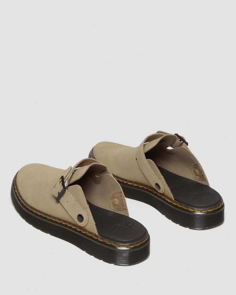 Dr Doc Martens Carlson Gamuza Casuales Destalonadas Mules (E.H.Gamuza) Savannah Tan | TS35-B4IL