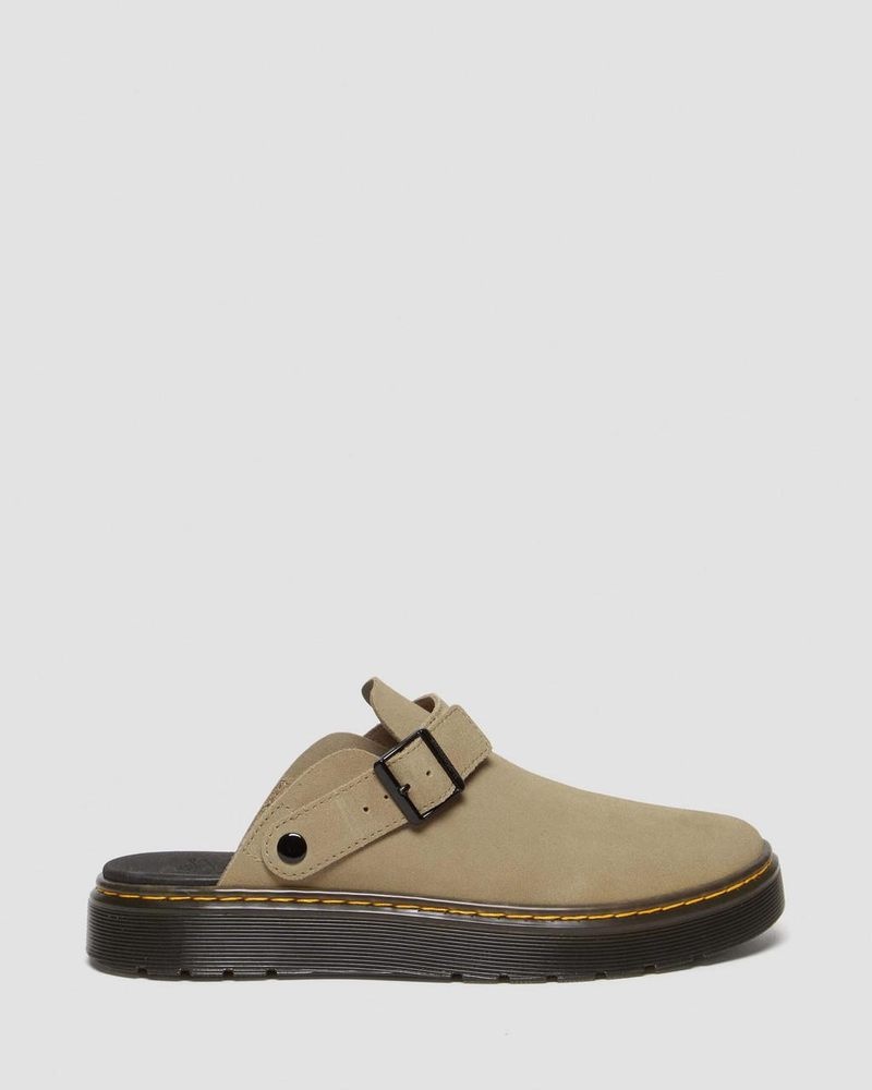 Dr Doc Martens Carlson Gamuza Casuales Destalonadas Mules (E.H.Gamuza) Savannah Tan | TS35-B4IL