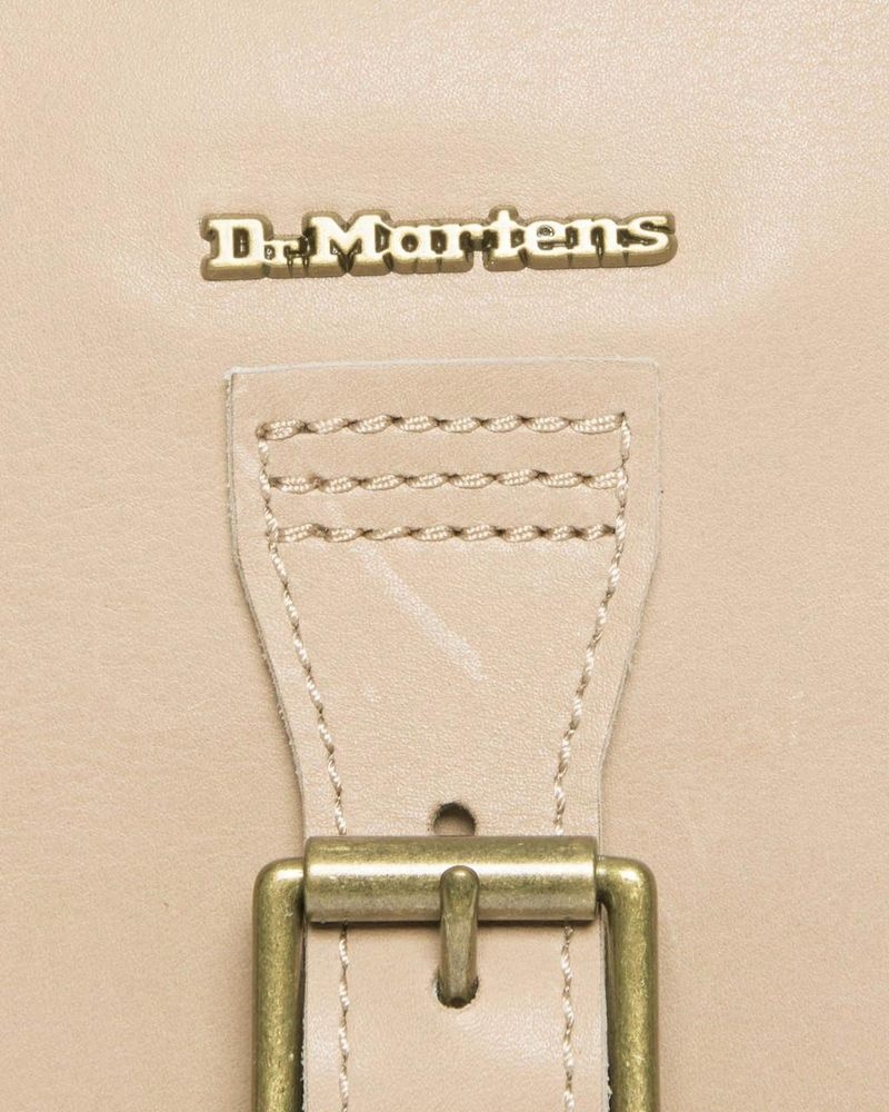 Dr Doc Martens Carrara Cuero Vertical Crossbody Bag (Carrara) Beige | MB45-Y6FO