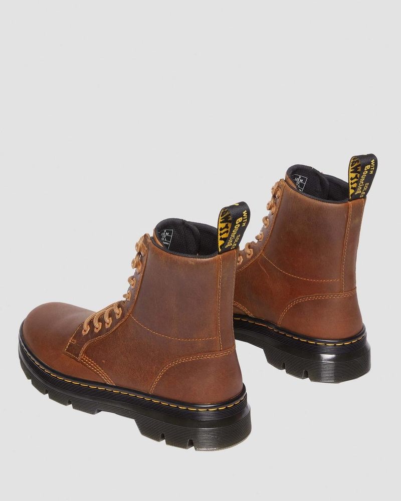 Dr Doc Martens Combs Pull Up Cuero Casuales Boots (Archive Pull Up) Warm Tan | LK79-T0LK