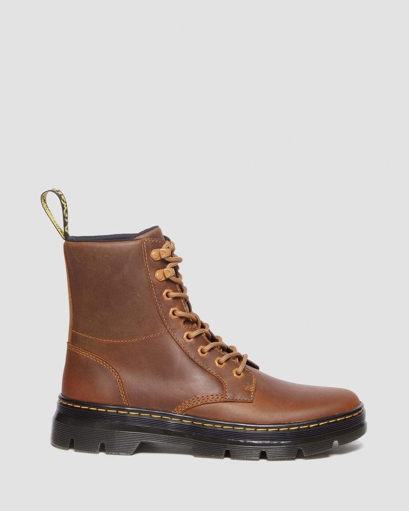 Dr Doc Martens Combs Pull Up Cuero Casuales Boots (Archive Pull Up) Warm Tan | LK79-T0LK