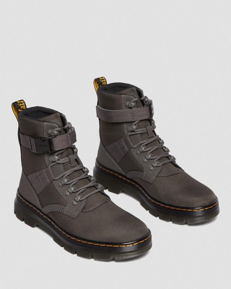 Dr Doc Martens Combs Tech II Extra Tough Utility Boots (Ajax+Extra Tough 50/50) Gunmetal | VW99-S8IP