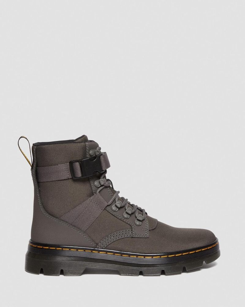 Dr Doc Martens Combs Tech II Extra Tough Utility Boots (Ajax+Extra Tough 50/50) Gunmetal | VW99-S8IP