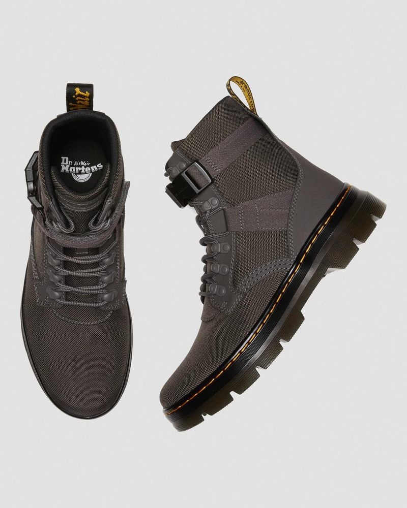 Dr Doc Martens Combs Tech II Extra Tough Utility Boots (Ajax+Extra Tough 50/50) Gunmetal | VW99-S8IP