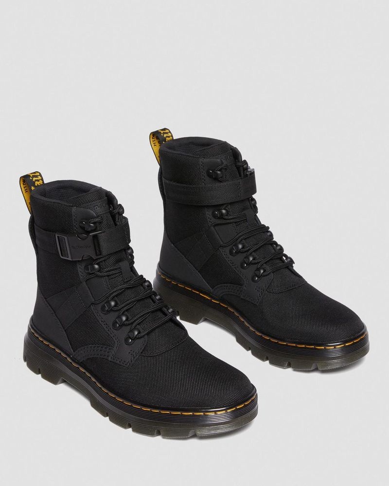 Dr Doc Martens Combs Tech II Extra Tough Utility Boots (Ajax+Extra Tough 50/50) Negros | MH40-P0LG