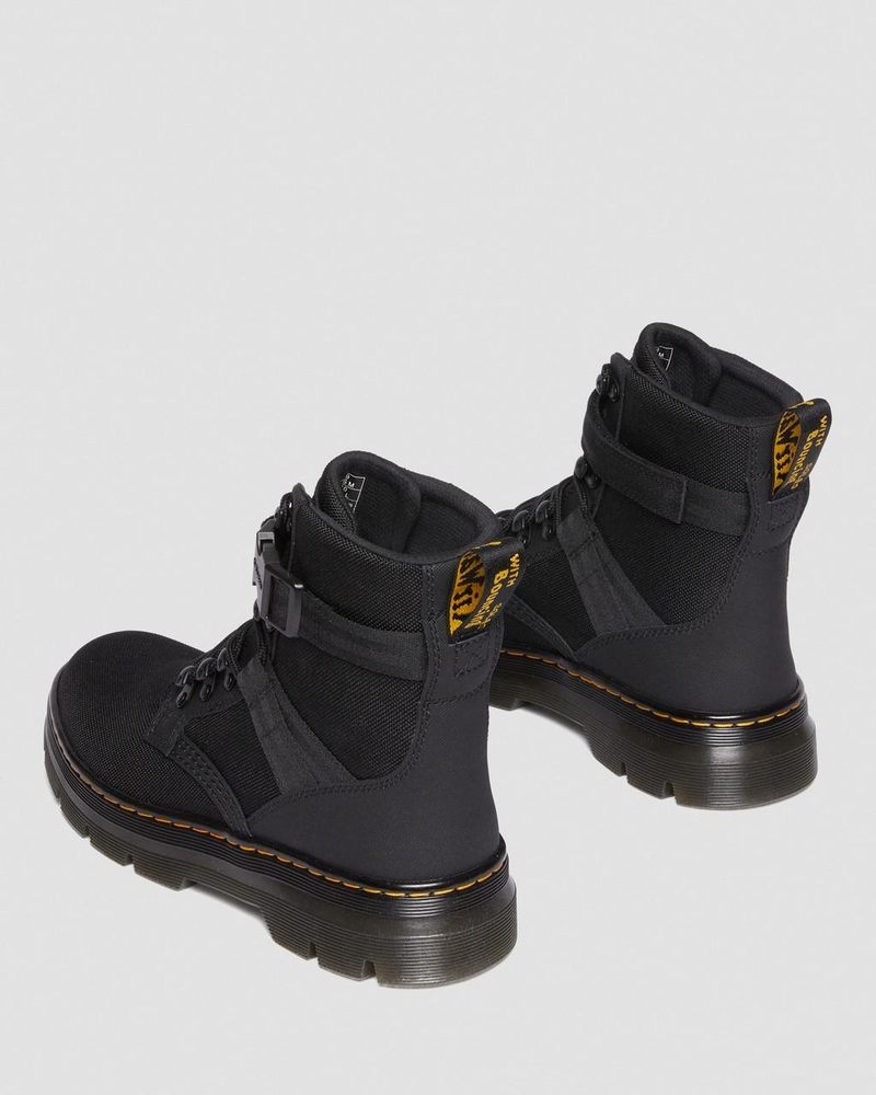 Dr Doc Martens Combs Tech II Extra Tough Utility Boots (Ajax+Extra Tough 50/50) Negros | MH40-P0LG