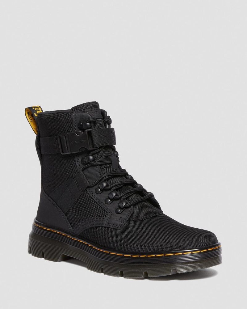 Dr Doc Martens Combs Tech II Extra Tough Utility Boots (Ajax+Extra Tough 50/50) Negros | MH40-P0LG