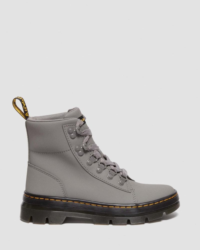 Dr Doc Martens Combs - Ajax Cuero Casuales Boots (Ajax) Grises | IG41-T2KJ