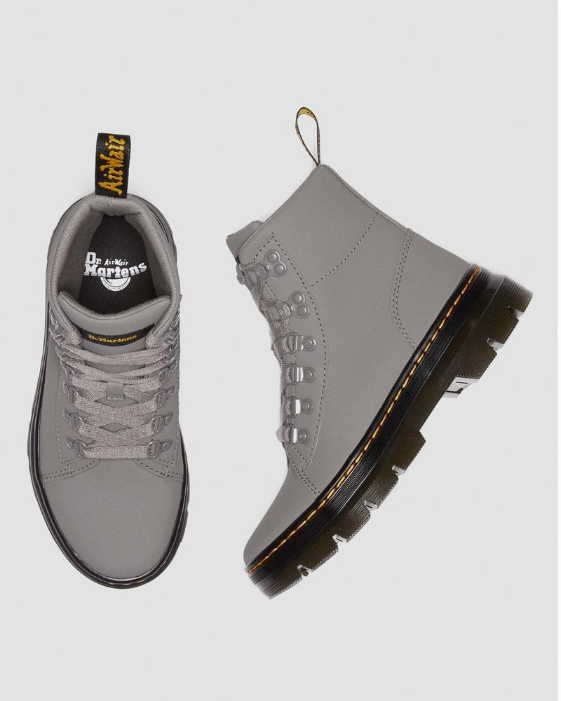 Dr Doc Martens Combs - Ajax Cuero Casuales Boots (Ajax) Grises | IG41-T2KJ