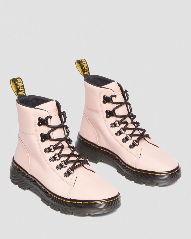 Dr Doc Martens Combs - Nylon & Cuero Casuales Boots (Cyclone Nylon) Beige | NU24-Z9SJ