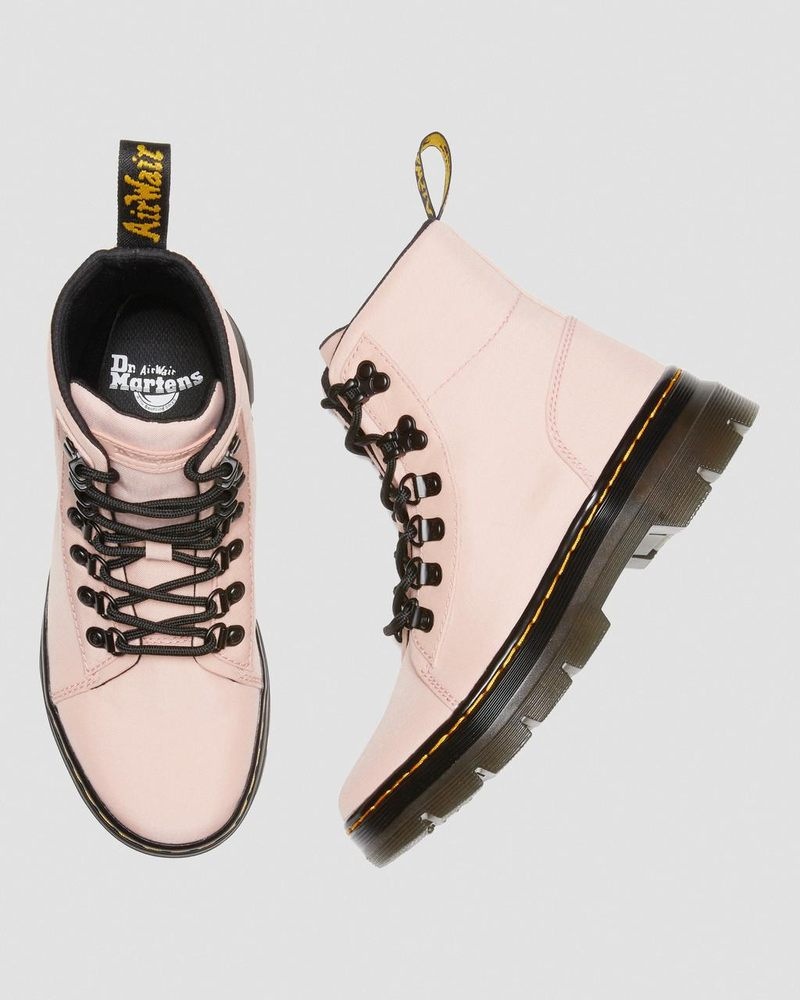 Dr Doc Martens Combs - Nylon & Cuero Casuales Boots (Cyclone Nylon) Beige | NU24-Z9SJ