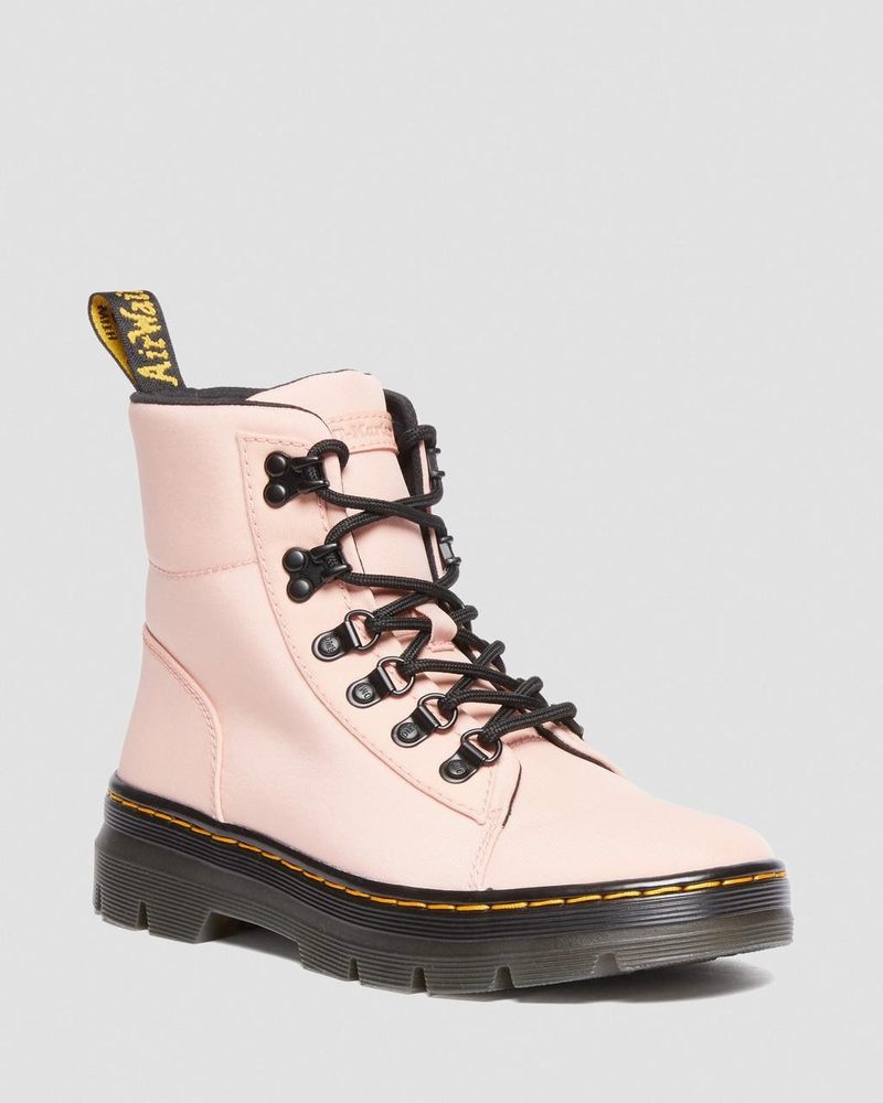 Dr Doc Martens Combs - Nylon & Cuero Casuales Boots (Cyclone Nylon) Beige | NU24-Z9SJ