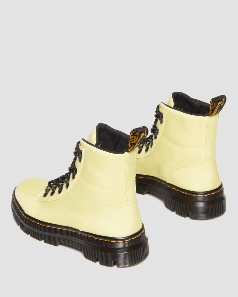 Dr Doc Martens Combs - Nylon & Cuero Casuales Boots (Cyclone Nylon) Azules Amarillos | MF56-J2MK