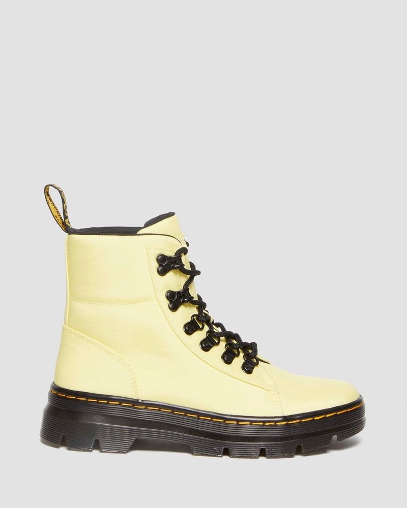 Dr Doc Martens Combs - Nylon & Cuero Casuales Boots (Cyclone Nylon) Azules Amarillos | MF56-J2MK